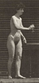 Plate 443 Drinking from a goblet while standing — figure reference